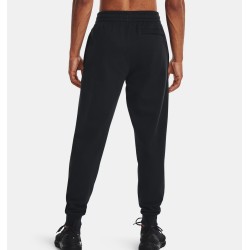 UA RIVAL FLEECE JOGGERS  BLACK/WHT UA RIVAL FLEECE JOGGERS  BLACK/WHT
