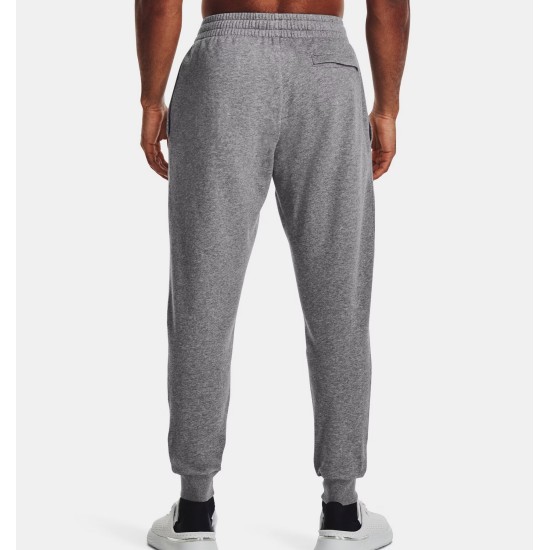 UA RIVAL FLEECE JOGGERS CASTLEROCK HEATHER GRAY UA RIVAL FLEECE JOGGERS CASTLEROCK HEATHER GRAY