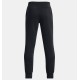 BOYS UA RIVAL FLEECE JOGGERS BLACK/WHT