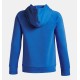 B UA RIVAL FLEECE BIG LOGO HOODIE ATLANTIC BLUE/WHT