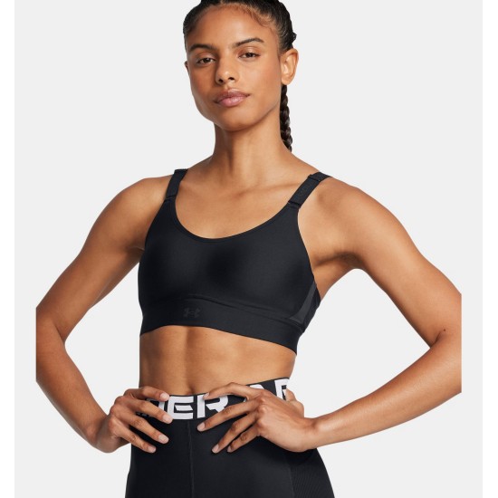 UA INFINITY MID 2.0 BRA (A-C) BLACK