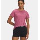 UA TECH SSC TWIST TEE FUCHSIA DUST/WHT