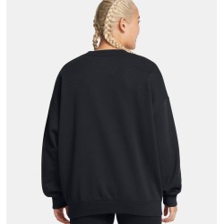 UA RIAVAL FLEECE OS CREW BLACK UA RIAVAL FLEECE OS CREW BLACK