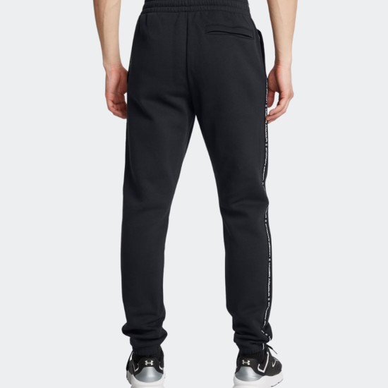 UA ICON FLEECE JGR TAPING BLACK