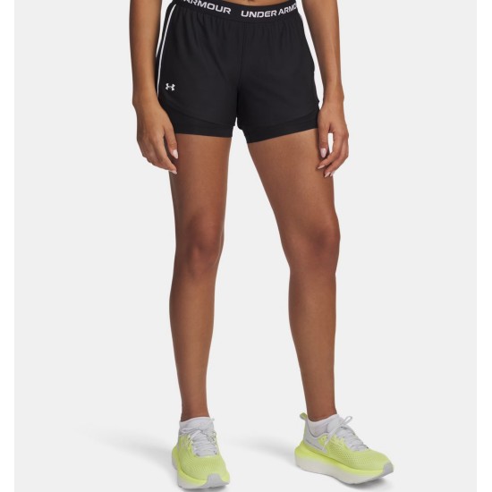 TECH PLAY UP 2in1 SHORTS BLACK/WHT
