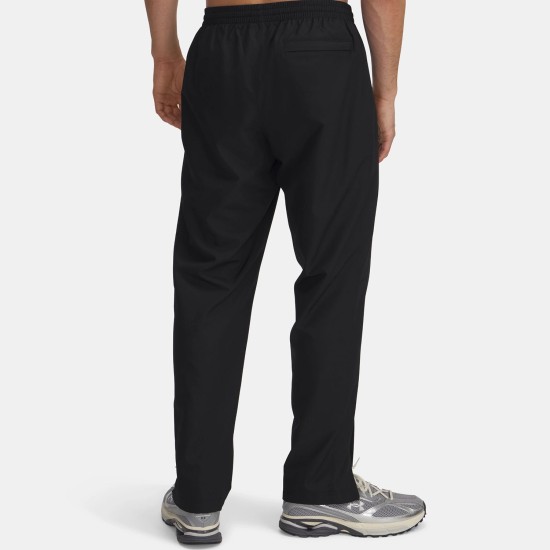UA RIVAL WVN WINDBREAKER PNT BLACK