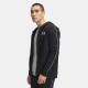 UA ICON FLEECE FZ TAPING BLACK