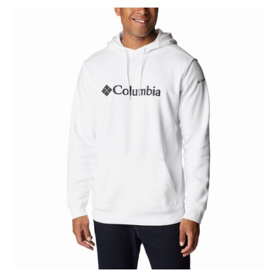 M CSC BASIC LOGO II HOODIE  WHITE/BLACK