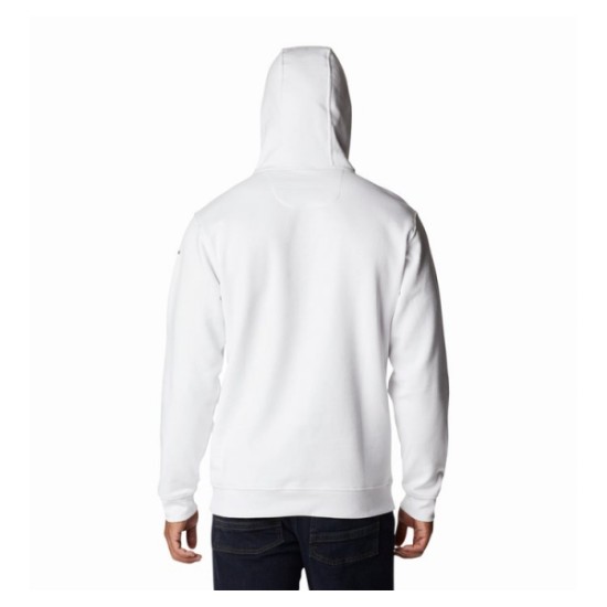 M CSC BASIC LOGO II HOODIE  WHITE/BLACK