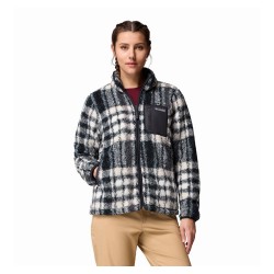 WEST BEND PRINT FULL ZIP BLACK HERRINGPLAID