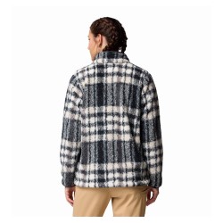 WEST BEND PRINT FULL ZIP BLACK HERRINGPLAID