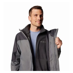TUNNEL FALLS II INTERCHARGE JACKET GRAY/BLACK