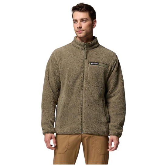 RUGGED RIDGE HIGH PILE FULL ZIP OLIVE RUGGED RIDGE HIGH PILE FULL ZIP OLIVE