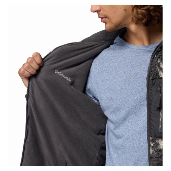 WINTER PASS REVERSEBLE FLEECE BLACK/GRAY WINTER PASS REVERSEBLE FLEECE BLACK/GRAY