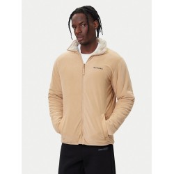 WINTER PASS REVERSEBLE FLEECE BEIGE/CAMEL BROWN
