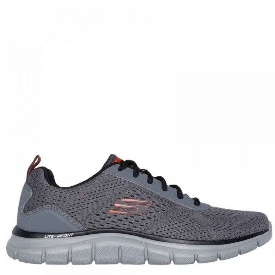 TRACK LESHUR  CHARCOAL/ORANGE