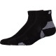 2PPK CUSHION RUN QUARTER SOCK  PERFORMANCE BLACK