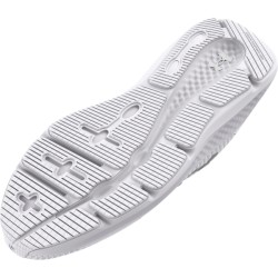 UA CHARGED PURSUIT 3 WHITE/WHITE/METALLIC SILVER UA CHARGED PURSUIT 3 WHITE/WHITE/METALLIC SILVER