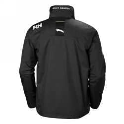 CREW HOODED MIDLAYER JACKET BLACK