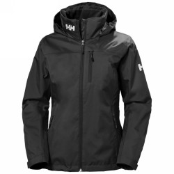 W CREW HOODE MIDLAYER JACKET BLACK