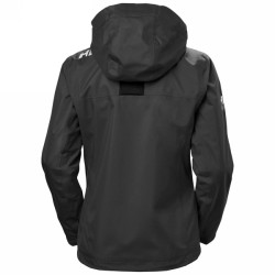 W CREW HOODE MIDLAYER JACKET BLACK