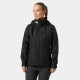 W CREW HOODED MIDL JACKET 2 BLACK W CREW HOODED MIDL JACKET 2 BLACK