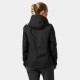 W CREW HOODED MIDL JACKET 2 BLACK W CREW HOODED MIDL JACKET 2 BLACK