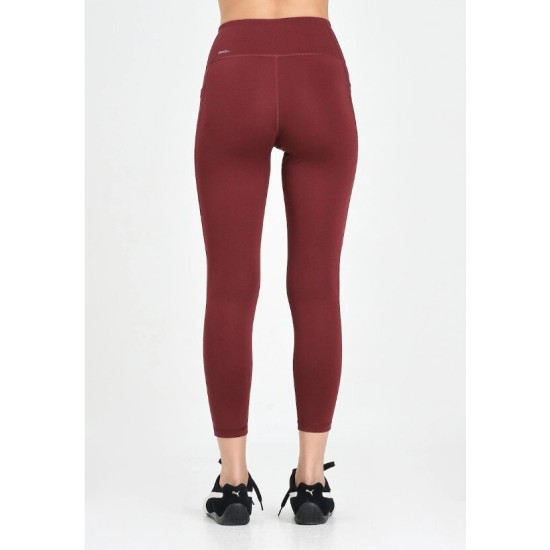 W TAD ESSENTIAL TIGHT HW 7/8 RUBY SHIMMER