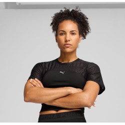 LACE TOP-SHORT P BLACK