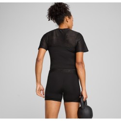 LACE TOP-SHORT P BLACK