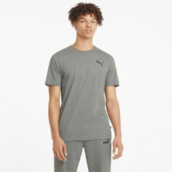 ESS SMALL LOGO TEE MEDIUM GRAY HEATHER CAT