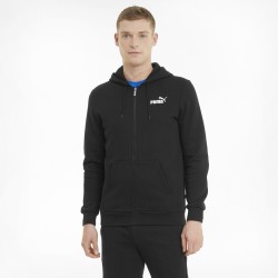 ESS SMALL LOGO FZ HOODIE PUMA BLACK