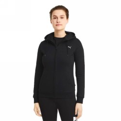 ESS FULL ZIP HOODIE PUMA BLACK