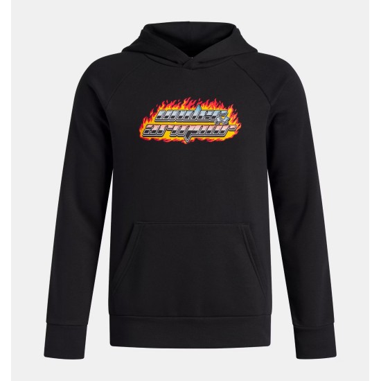UA RIVAL FLC FLAMING WDMRK HD BLACK