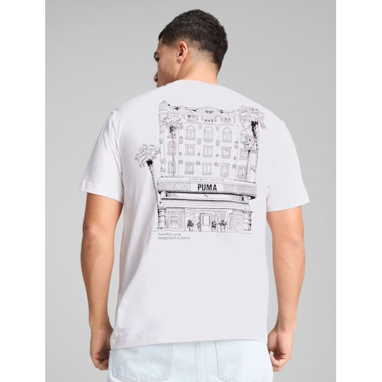 GRAPHICS HOTEL RELAXED TEE P WHITE