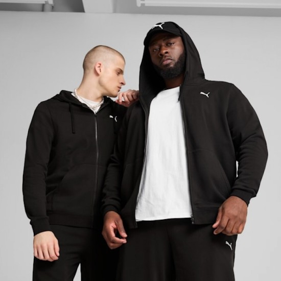 ESS FULL ZIP HOODIE P BLACK ESS FULL ZIP HOODIE P BLACK