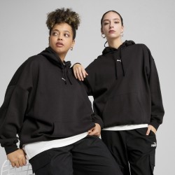 ESS OVERSIZED HOODIE P BLACK