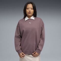 ESS OVERSIZED CREW RAISIN