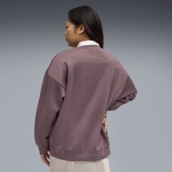 ESS OVERSIZED CREW RAISIN