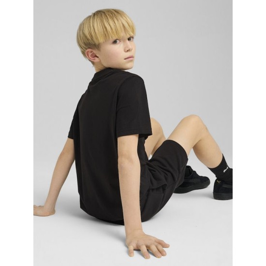 ESS 2 COLOR No1 LOGO TEE P BLACK/SUNNY YELLOW