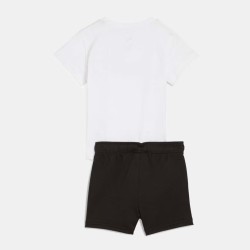 ESS TEE AND SHORTS SET P WHITE