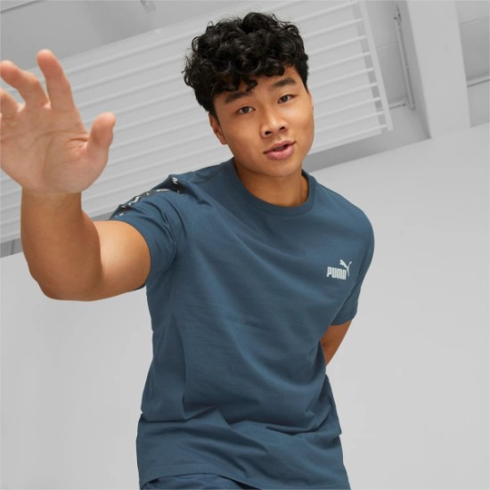 ESS+ TAPE TEE DARK NIGHT