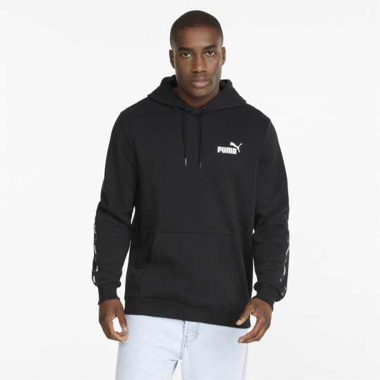 ESS+ TAPE HOODIE P BLACK