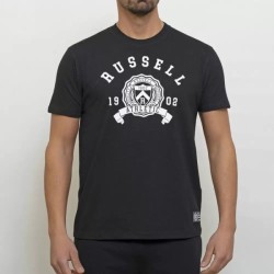 YALE S/S CREWNECK TEE SHIRT BLACK