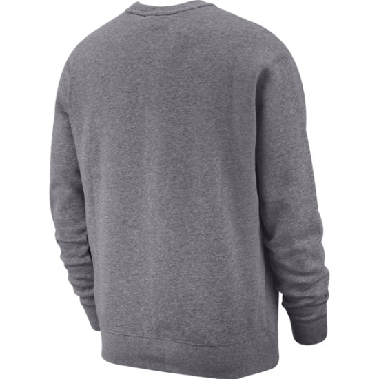 M NSW CLUB CRW BB   CHARCOAL HEATHR/WHITE