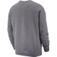 M NSW CLUB CRW BB   CHARCOAL HEATHR/WHITE