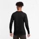 M NIKE PRO WARM LONG SLEEVE TOP  BLACK/WHITE