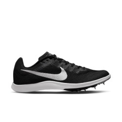 NIKE ZOOM RIVAL DISTANCE BLACK/METALLIC SILVER-DK SMOKE GREY NIKE ZOOM RIVAL DISTANCE BLACK/METALLIC SILVER-DK SMOKE GREY