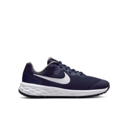NIKE REVOLUTION 6 MIDNIGHT NAVY/WHITE-FLAT PEWTER NIKE REVOLUTION 6 MIDNIGHT NAVY/WHITE-FLAT PEWTER