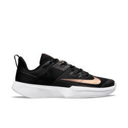 NIKE COURT VAPOR LITE CLY BLACK/MTLC RED BRONZE-WHITE NIKE COURT VAPOR LITE CLY BLACK/MTLC RED BRONZE-WHITE